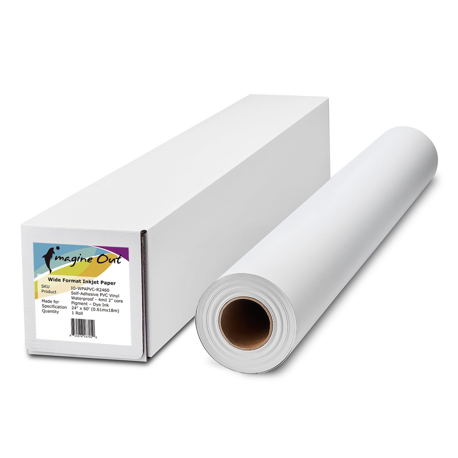 Self-Adhesive PVC Vinyl - Waterproof 6mil - 2” core