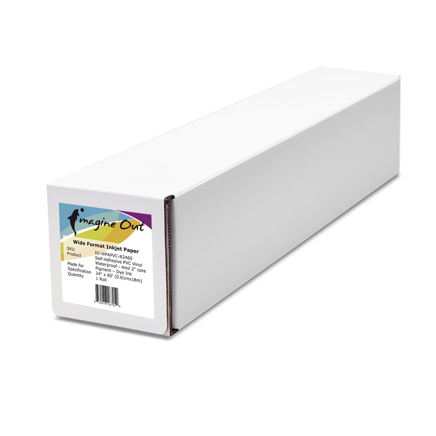 Self-Adhesive PVC Vinyl - Waterproof 6mil - 2” core