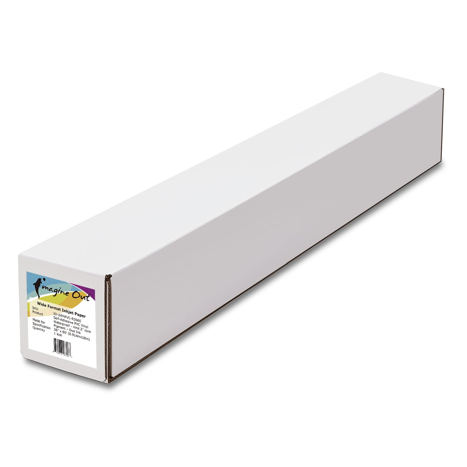 Self-Adhesive PVC Vinyl - Waterproof 6mil - 2” core