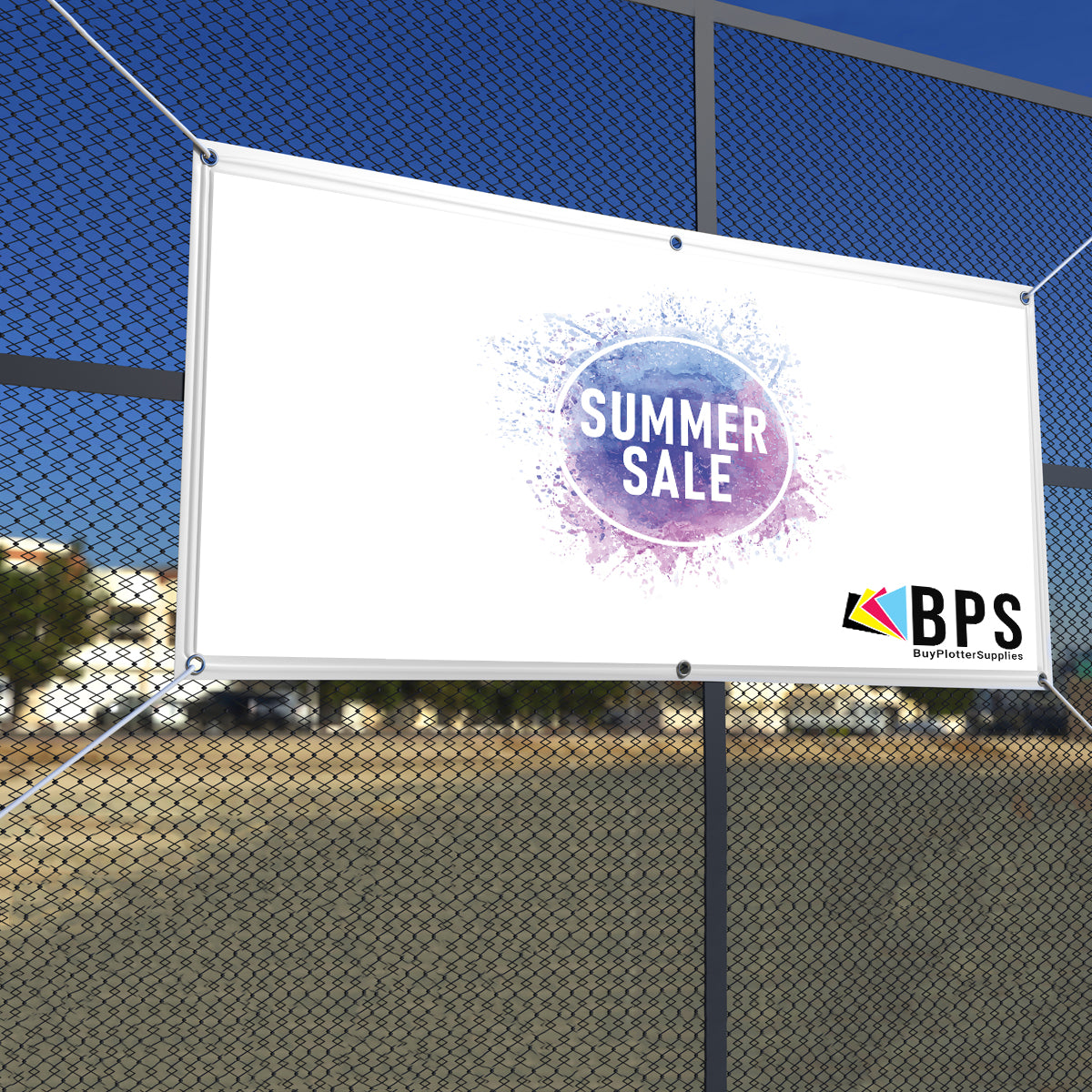 FastPlot Outdoor Scrim Vinyl Banner 15mil