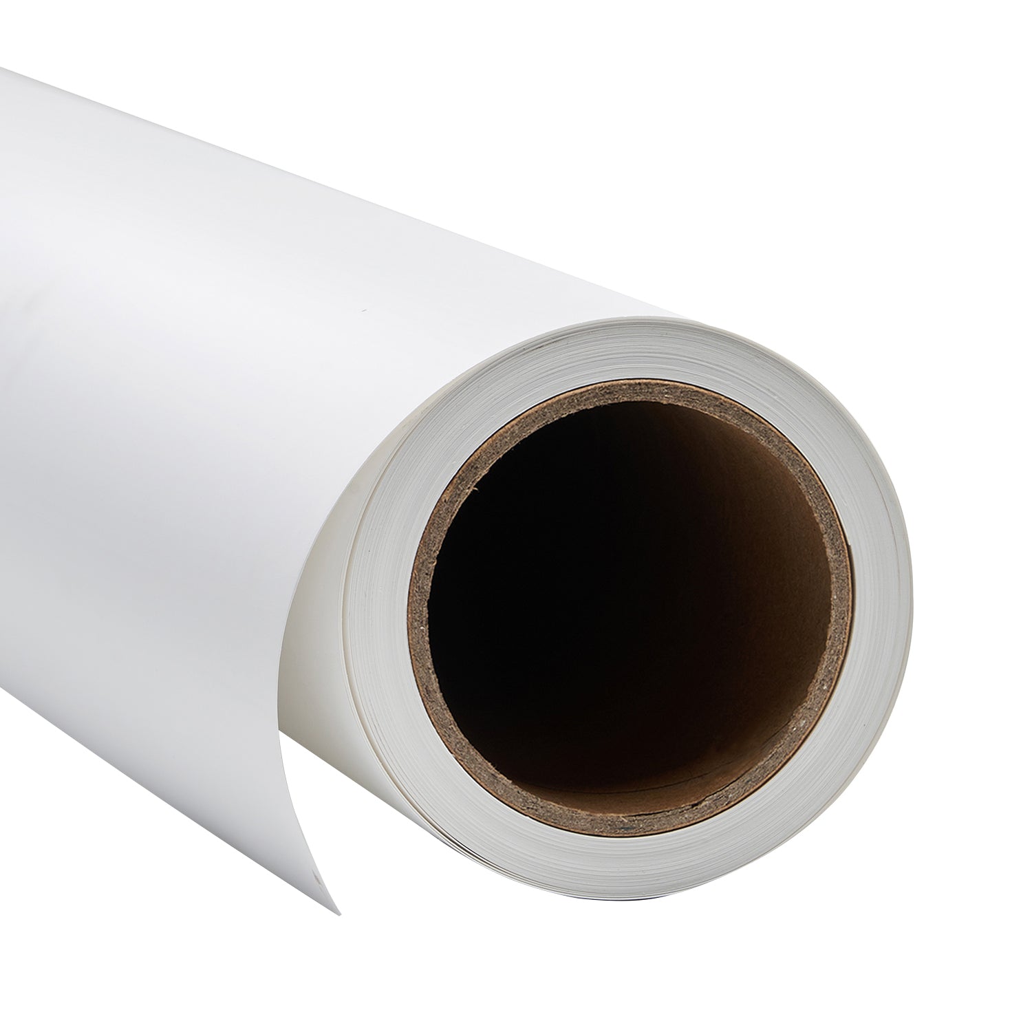 Grey Back PET  Film Roll 36” x 60ft 10mil - 210g  3” core Blockout Banner for Solvent, Eco Solvent, UV and Latex Ink