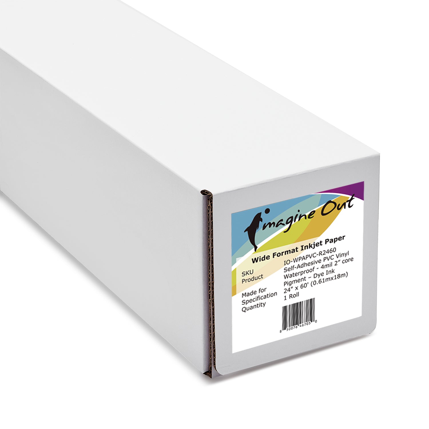 Self-Adhesive PVC Vinyl - Waterproof 6mil - 2” core